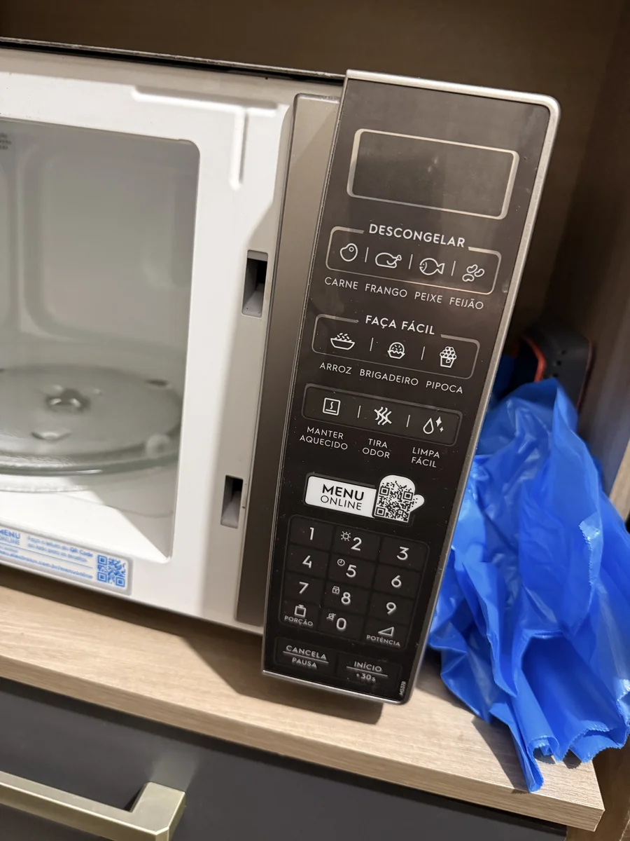 Microondas inox 27 litros 1100W - foto 5