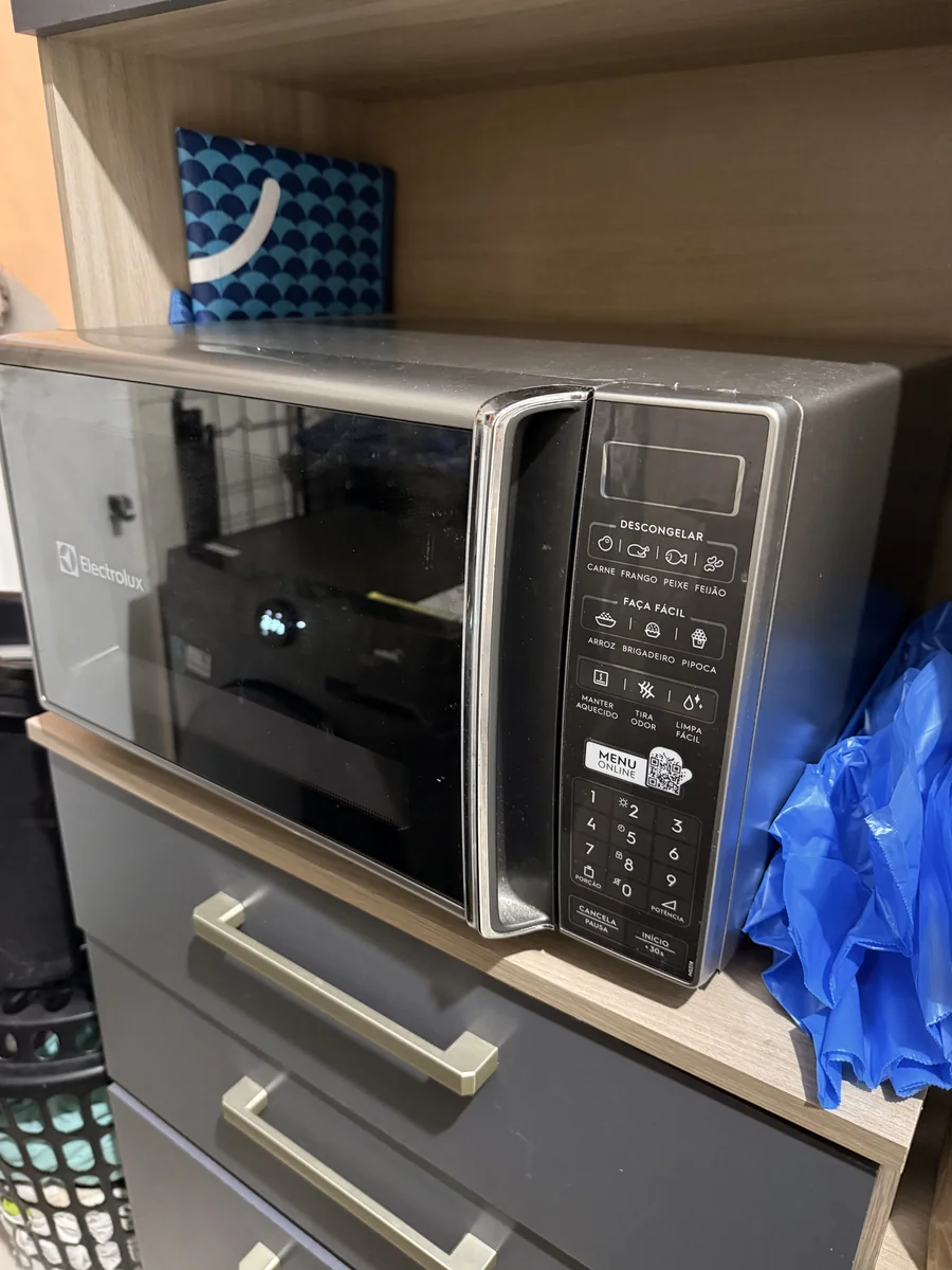 Microondas inox 27 litros 1100W - foto 2